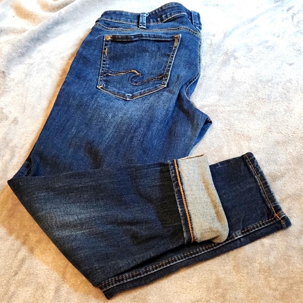 Silver Women's Capri